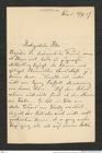 Nachlass Franz Steindachner, Brief von August Schaeffer an Franz Steindachner (11.03.1907), Inv.Nr. 442.02, Seite 1